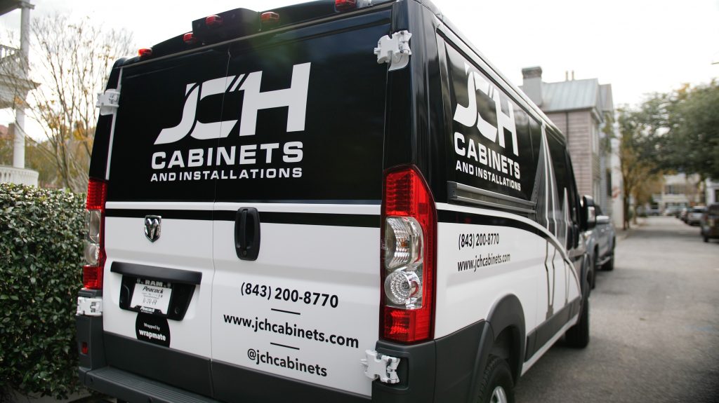 JCH Cabinets Promaster Custom Van Wrap (backside) - by Wrapmate