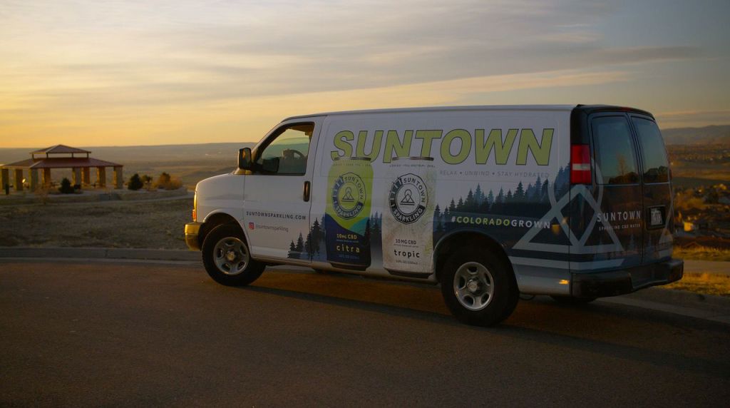 Suntown Sparkling showcase their Chevy Express Van Wrap - by Wrapmate