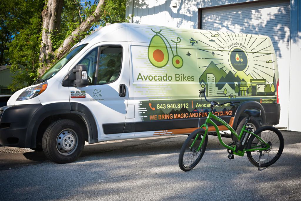 Avocado Bikes showcases Ram 1500 wrap designed by Wrapmate