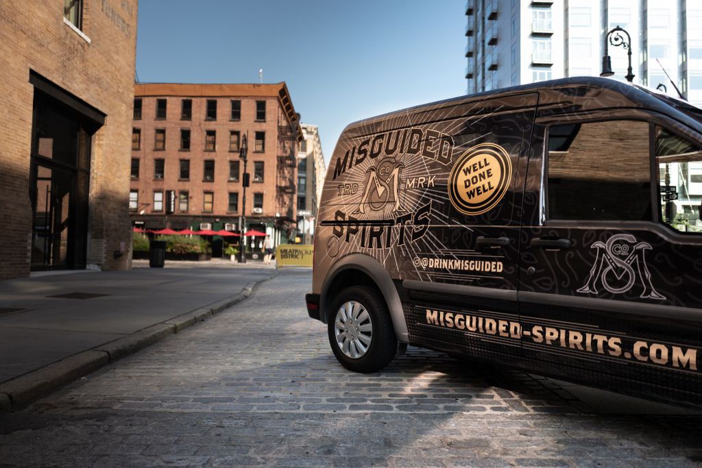 Ford Transit Connect van wrap in New York City