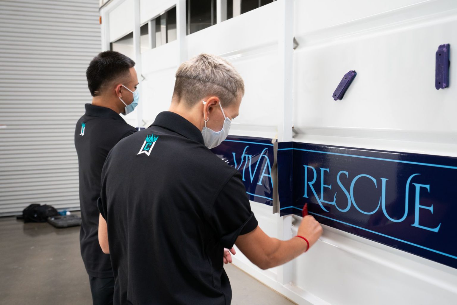 Animal Rescue Horse Trailer Wrap for Viva Global Rescue