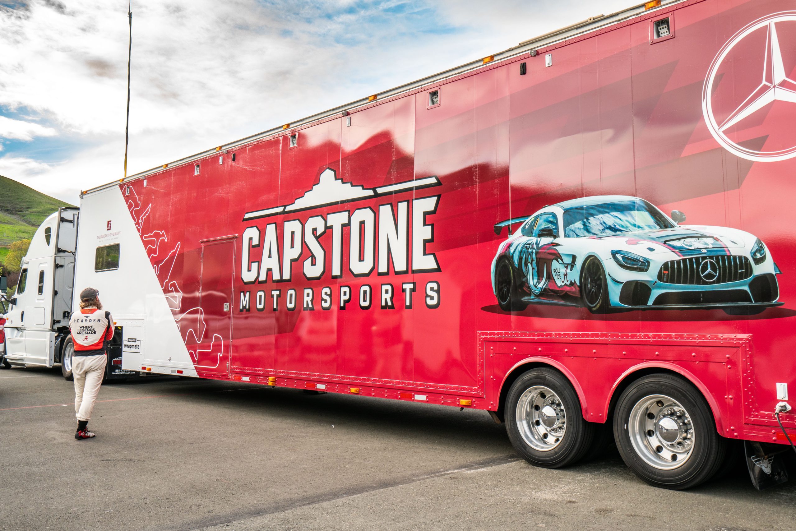 Capstone Motorsports - Hauler Trailer Wrap by Wrapmate