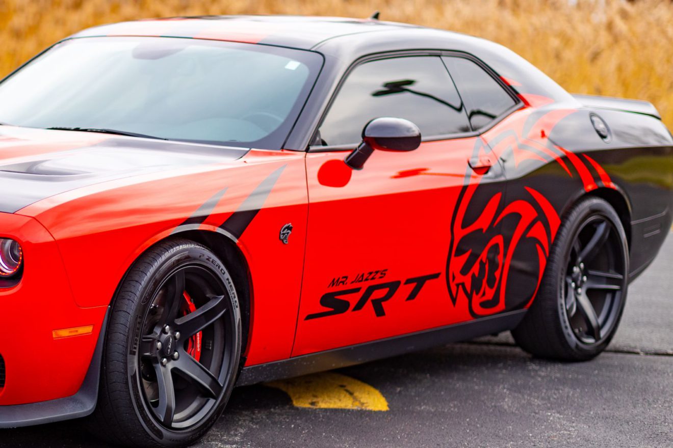 Rev Up Your Ride This Dodge Challenger Wrap Hits the Road