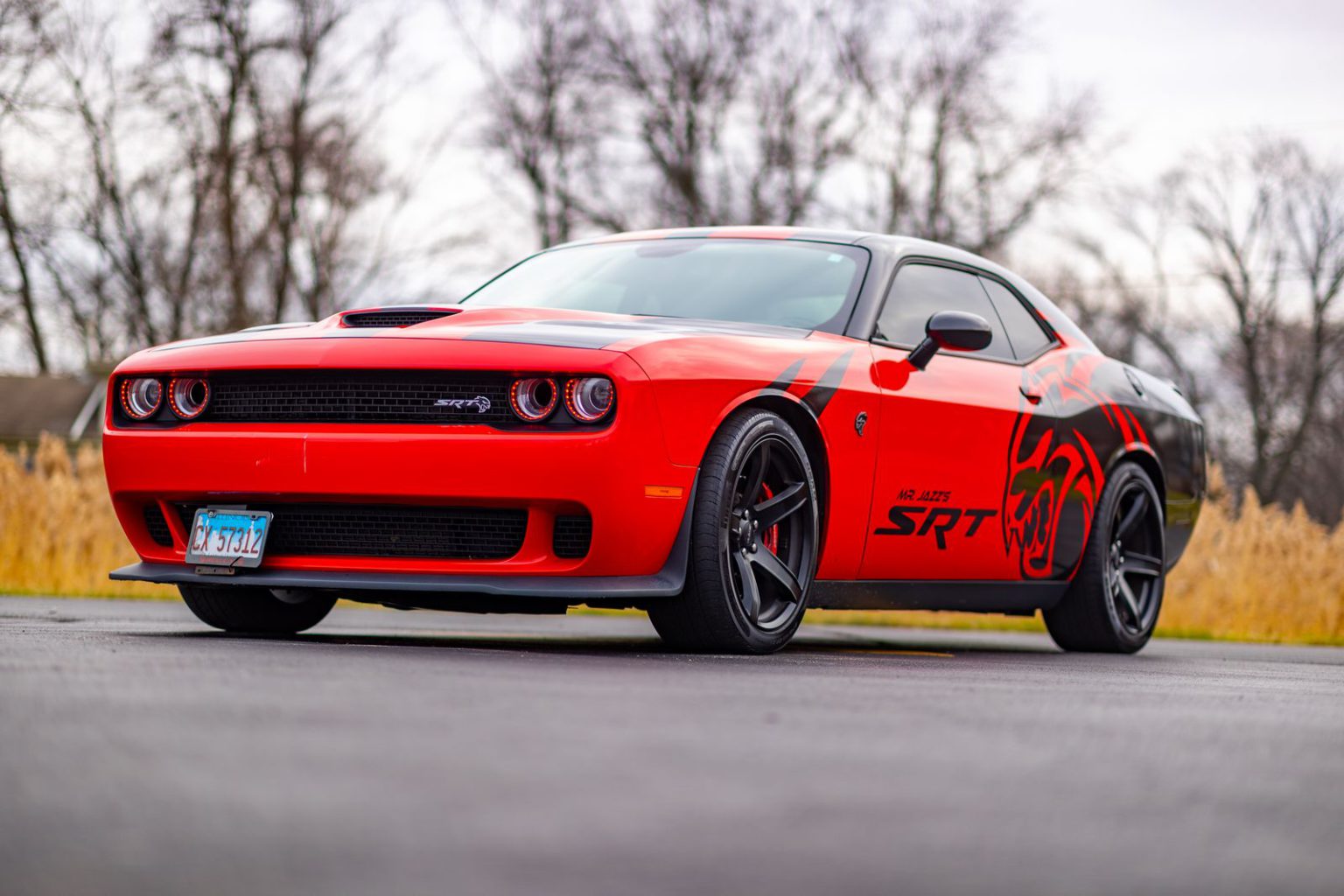 Rev Up Your Ride This Dodge Challenger Wrap Hits The Road