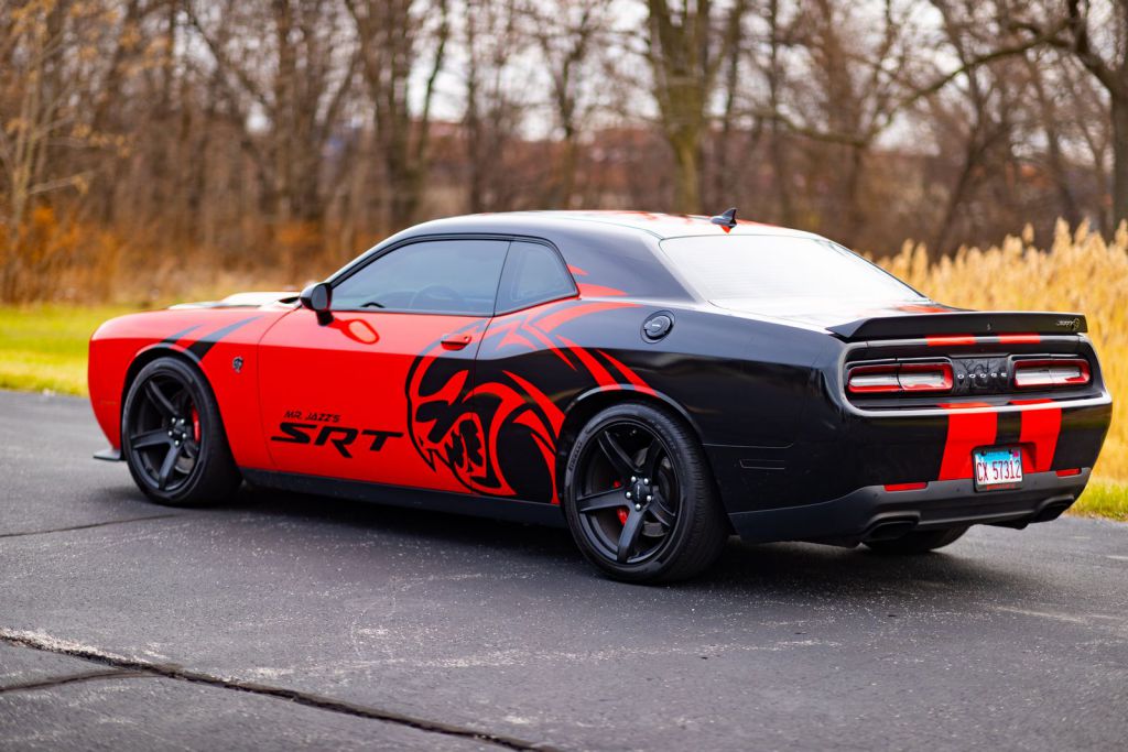 Dodge Challenger SRT Hellcat wrap - by Wrapmate