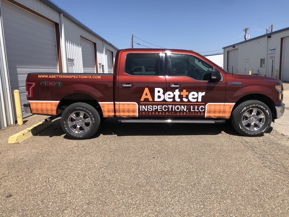 Home Inspection Vehicle Wrap - Truck - By Wrapmate