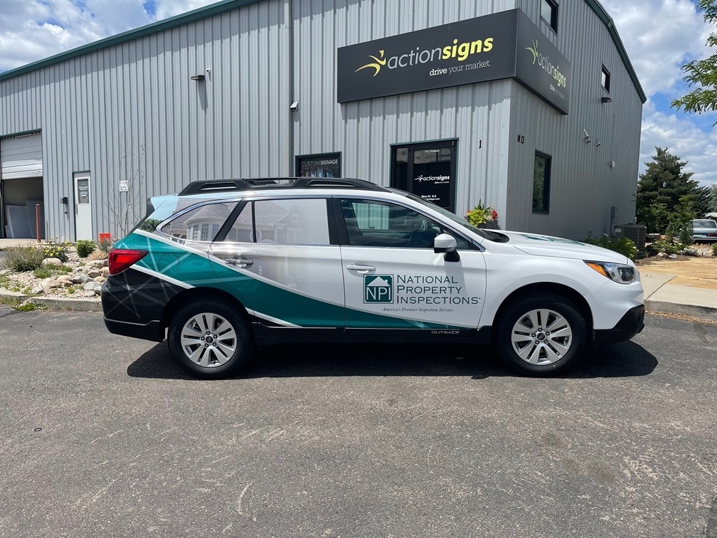 Home Inspection Vehicle Wrap - Car - By Wrapmate