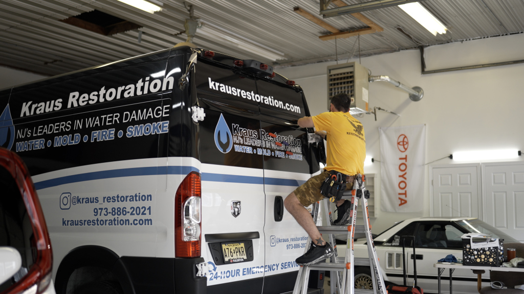 Home Restoration Van Wrap - Wrapmate Pro Installer
