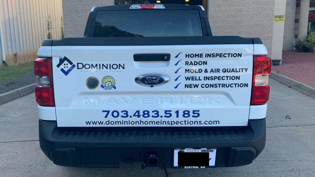Home Inspection Medium Truck Wrap - By Wrapmate