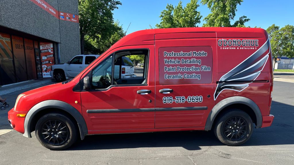 Auto Detailing Small Van Wrap - Side View - by Wrapmate