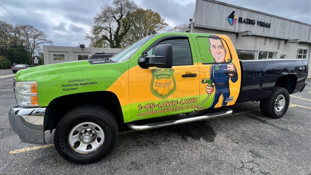 Landscaping Full Truck Wrap - Side View - by Wrapmate