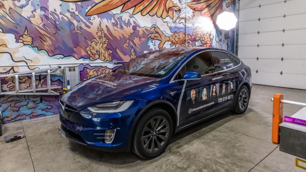 Leonard Anderson Photography - Veteran Owned Business - Tesla Model X Wrap - By Wrapmate