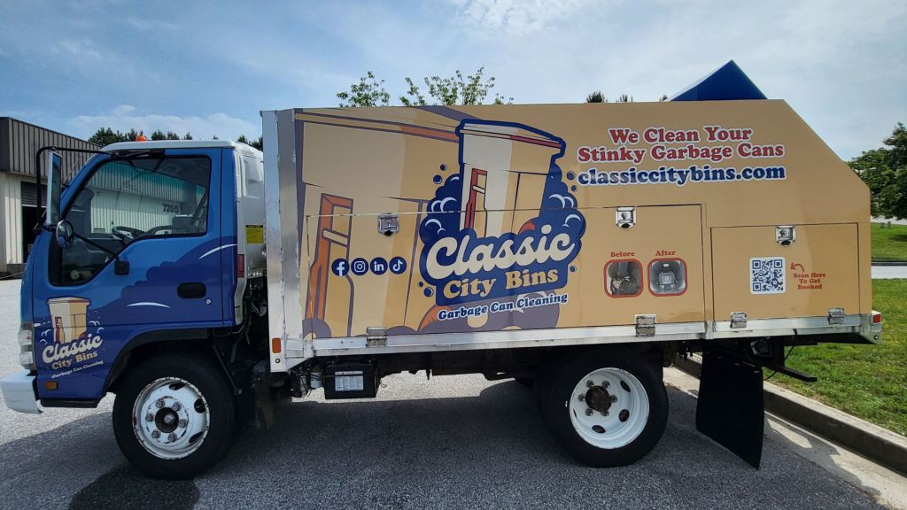 Cleaning Services Full Box Truck Wrap - Side View - by Wrapmate