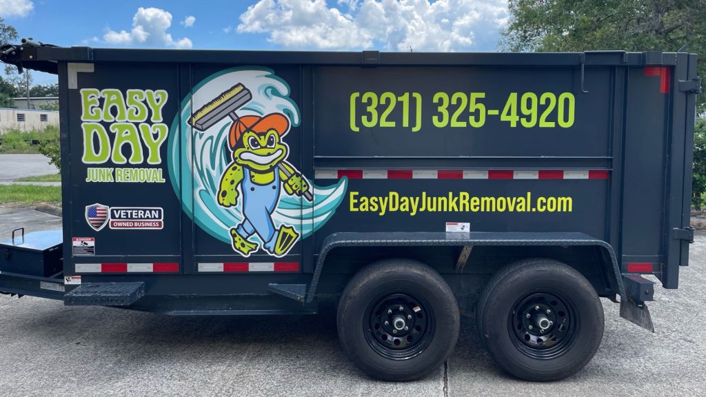 Cleaning Services Small Trailer Wrap - Side View - by Wrapmate