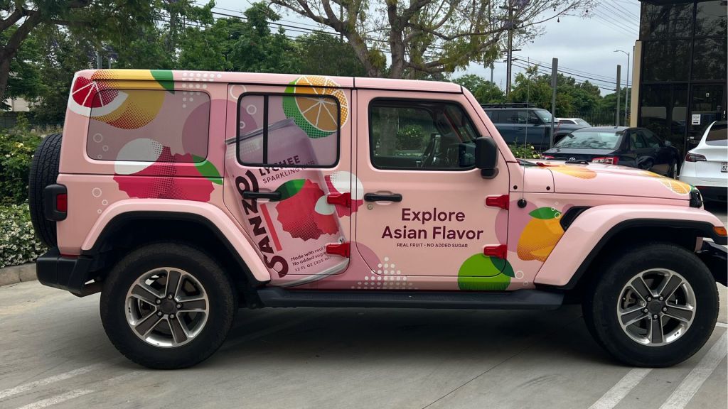 Food Services Full Jeep Wrap - Side View - by Wrapmate
