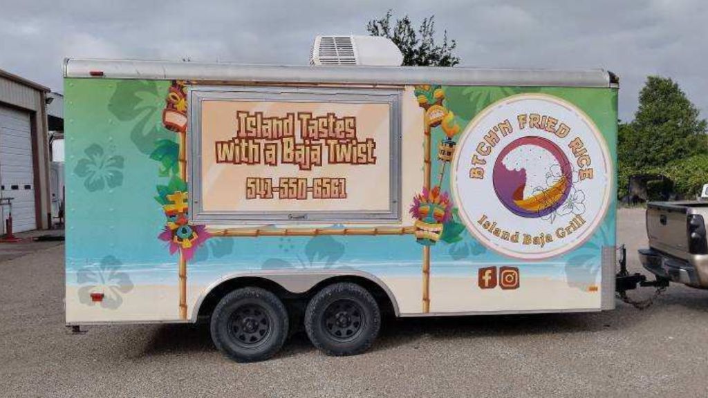 Food Services Full Trailer Wrap - Side View - by Wrapmate