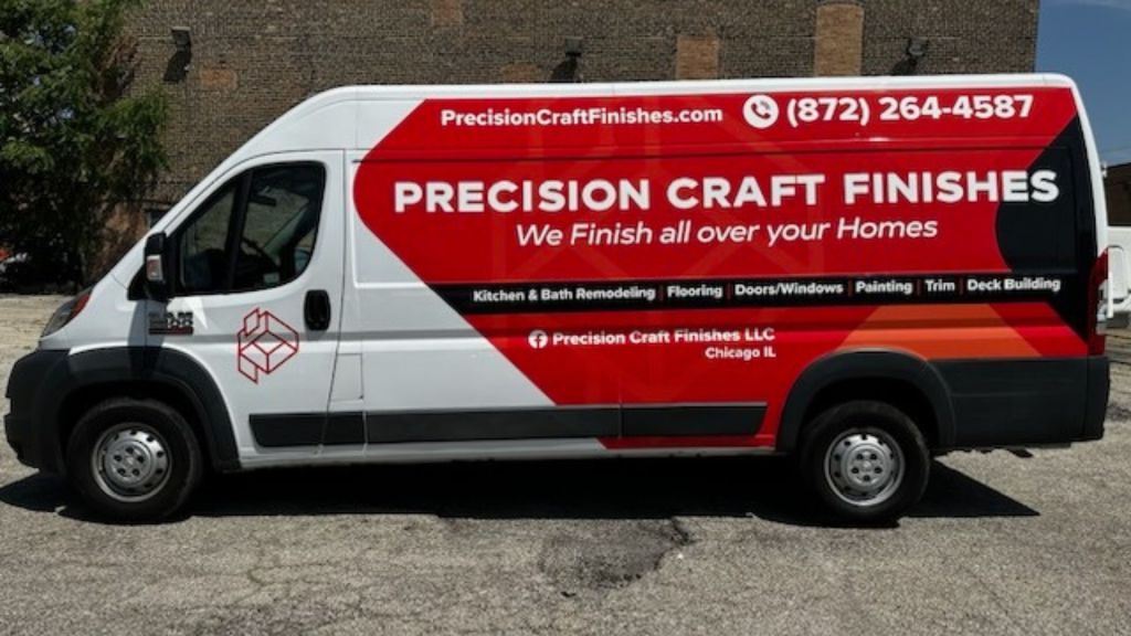 General Contractor Large Van Wrap - Side View - by Wrapmate