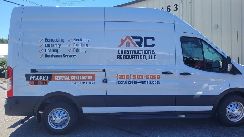 General Contractor Small Van Wrap - Side View - by Wrapmate