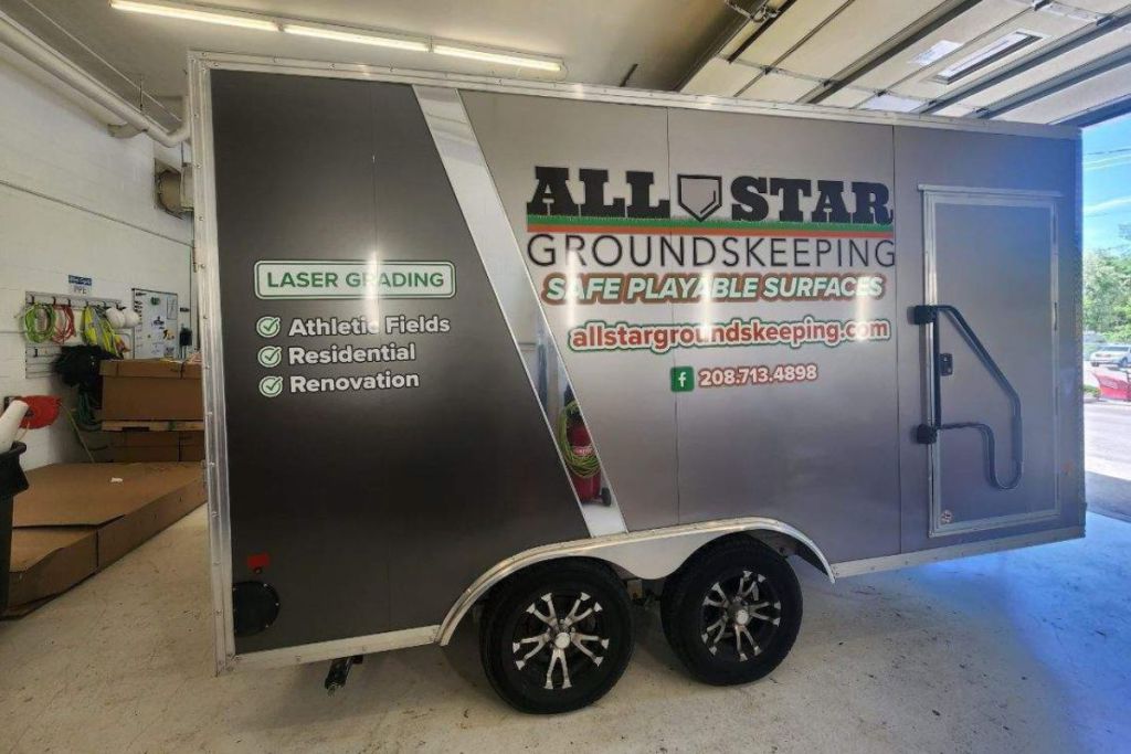 Construction Trailer Wraps - All Star Groundskeeping - Wrapmate