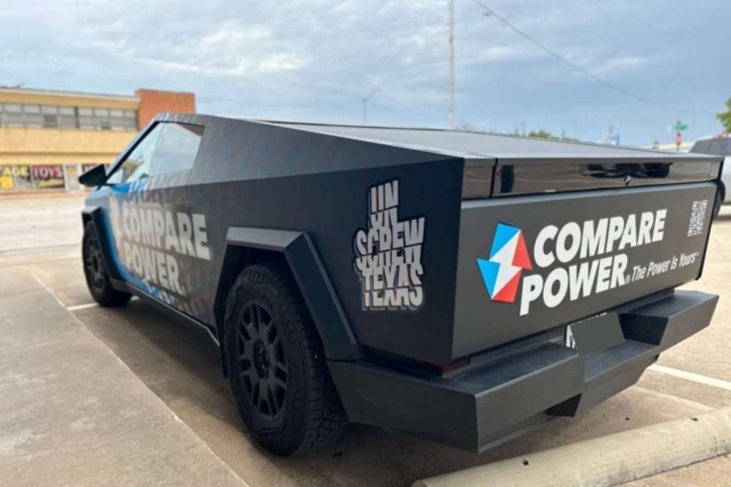 Cybertruck Wrap Ideas by Wrapmate - Compare Power - 02