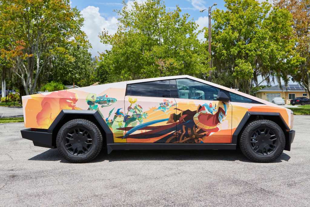 Cybertruck Wrap Ideas by Wrapmate - Gigantic Rampage Edition - 02