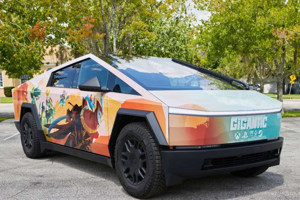 Cybertruck Wrap Ideas by Wrapmate - Gigantic Rampage Edition - 03