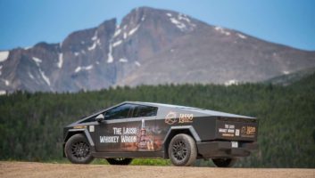 Cybertruck Wrap Ideas by Wrapmate - The Lasso Whiskey Wagon - 02