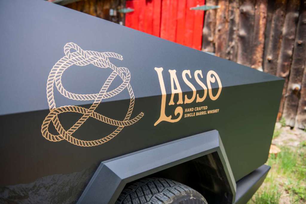 Cybertruck Wrap Ideas by Wrapmate - The Lasso Whiskey Wagon - 04