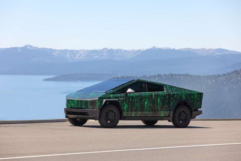 Cybertruck Wrap Ideas by Wrapmate - The Matrix - 01