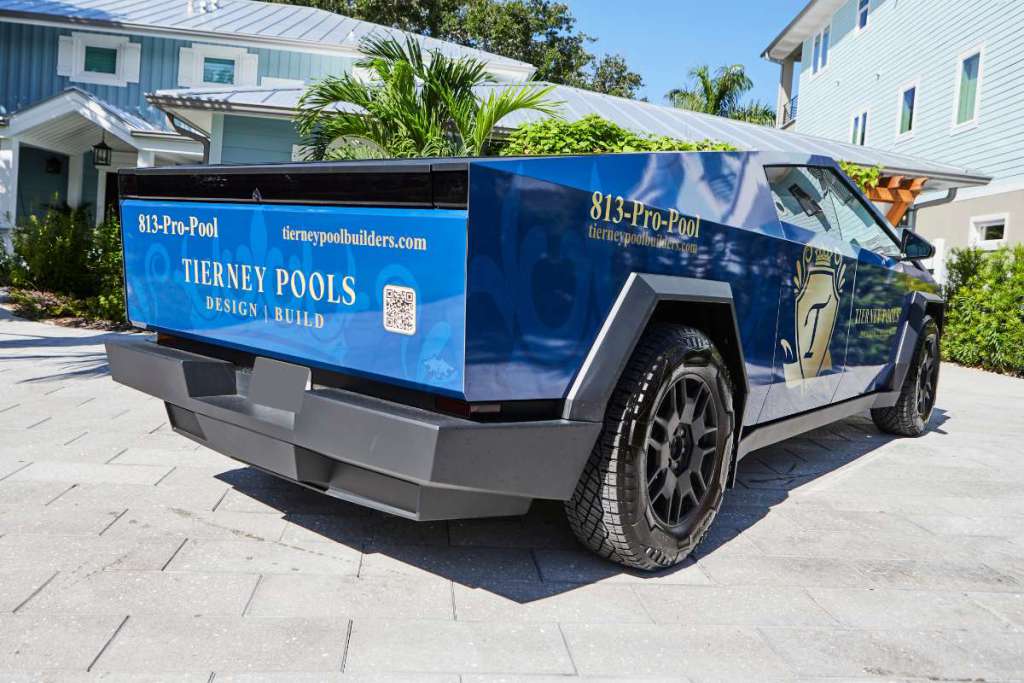 Cybertruck Wrap Ideas by Wrapmate - Tierney Pools - 04