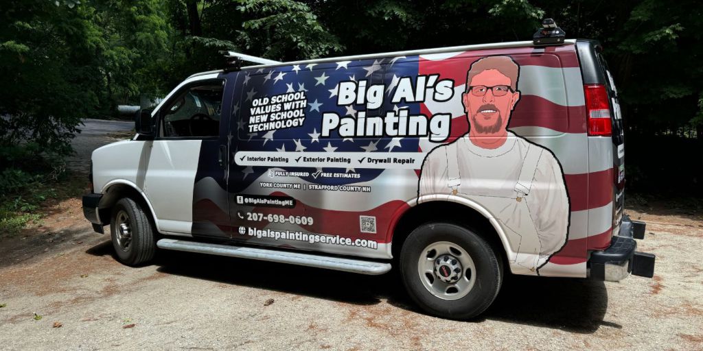 Big Al's Painting Service Van Wrap by Wrapmate