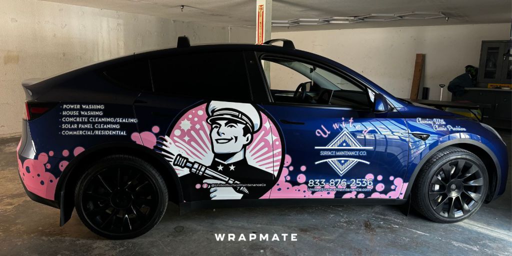 Best Vehicle Wraps by Wrapmate - Car Wrap - United Surface Maintenance