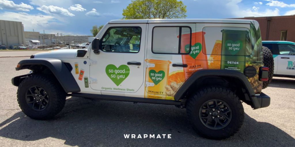 Best Vehicle Wraps by Wrapmate - Jeep Wrap - So Good So You