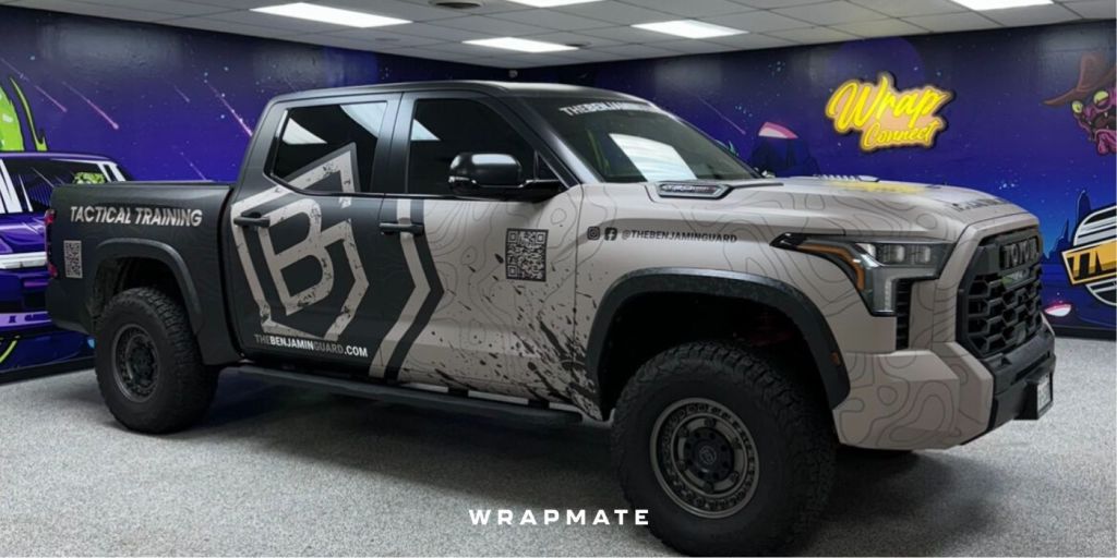 Best Vehicle Wraps by Wrapmate - Truck Wrap - Benjamin Guard Tactical Training