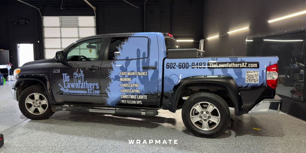 Best Vehicle Wraps by Wrapmate - Truck Wrap - The Lawnfather