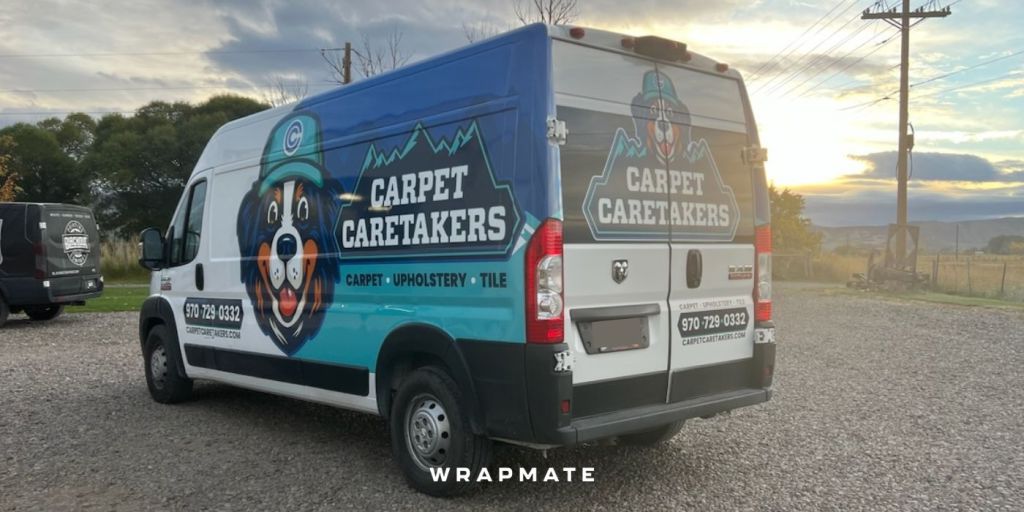 Best Vehicle Wraps by Wrapmate - Van Wrap - Carpet Caretakers