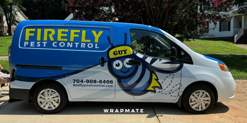 Best Vehicle Wraps by Wrapmate - Van Wrap - Firefly Pest Control