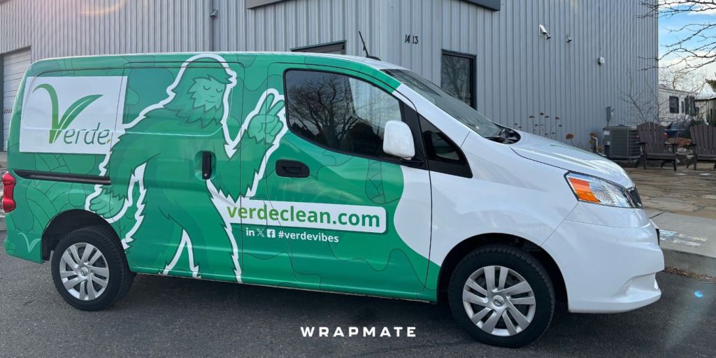 Best Vehicle Wraps by Wrapmate - Van Wrap - Verde Clean