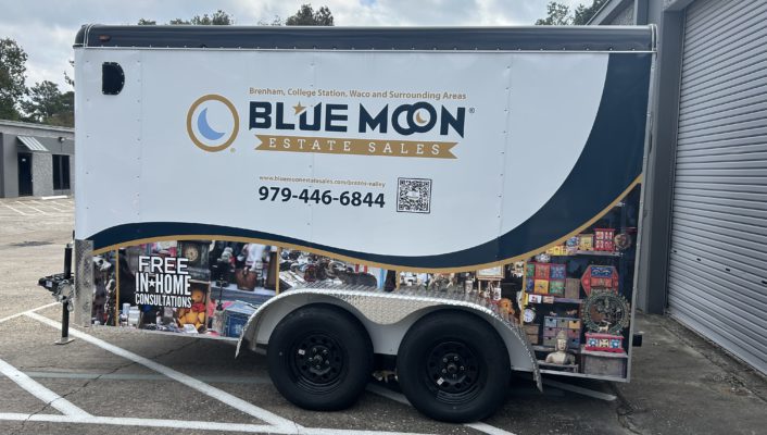 Blue Moon Estate Planning Trailer and Vehicle Wraps by Wrapmate 2024