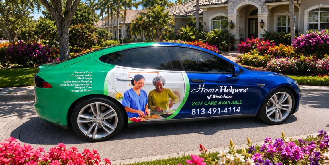 In Home Care, Trust is Everything — Here’s How a Vehicle Wrap Helps Build It